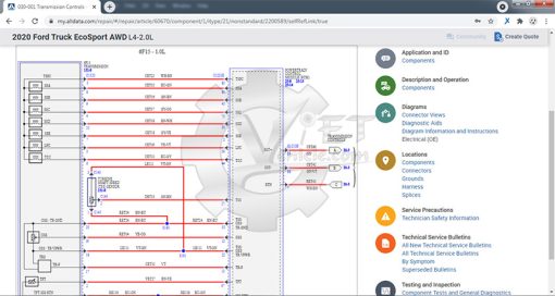 alldata online support latest wiring diagram