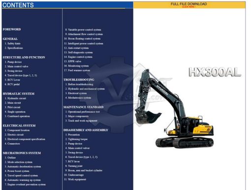 Hyundai CERES Heavy Equipment Service Manual Offline