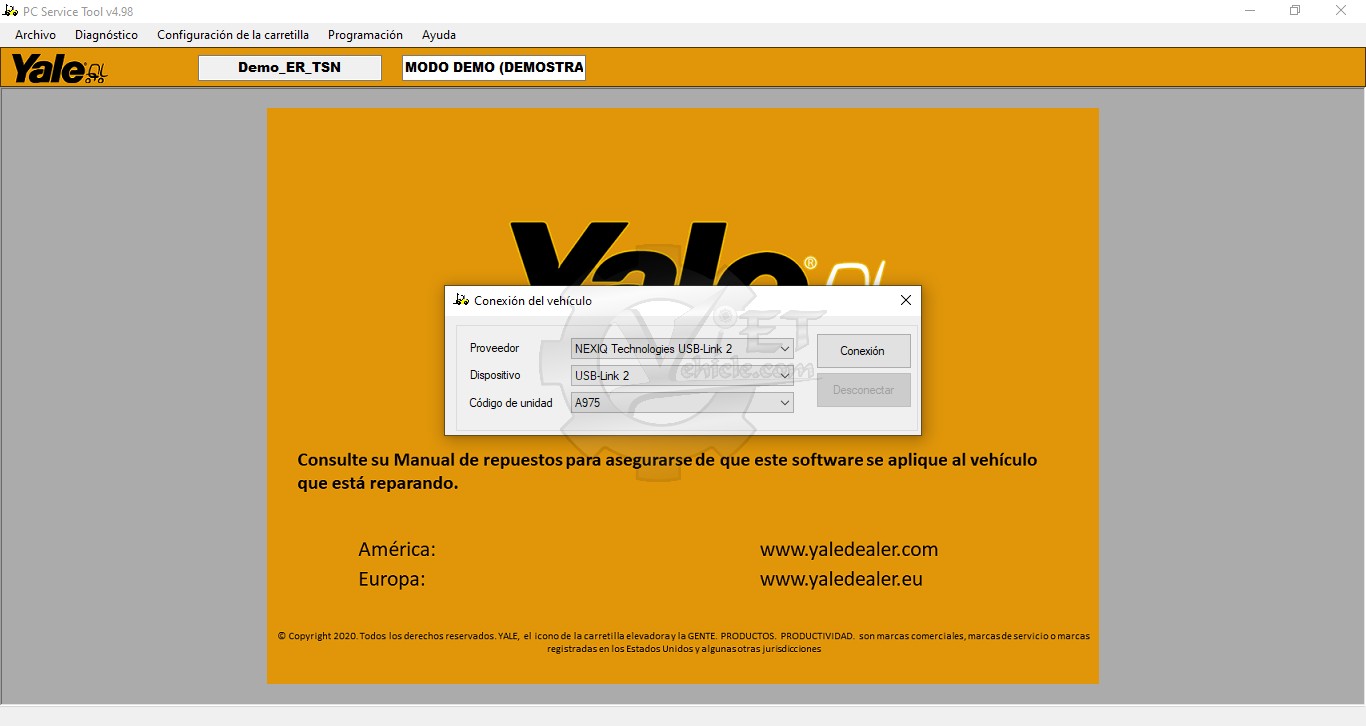 Yale Pc Service Tool download 1