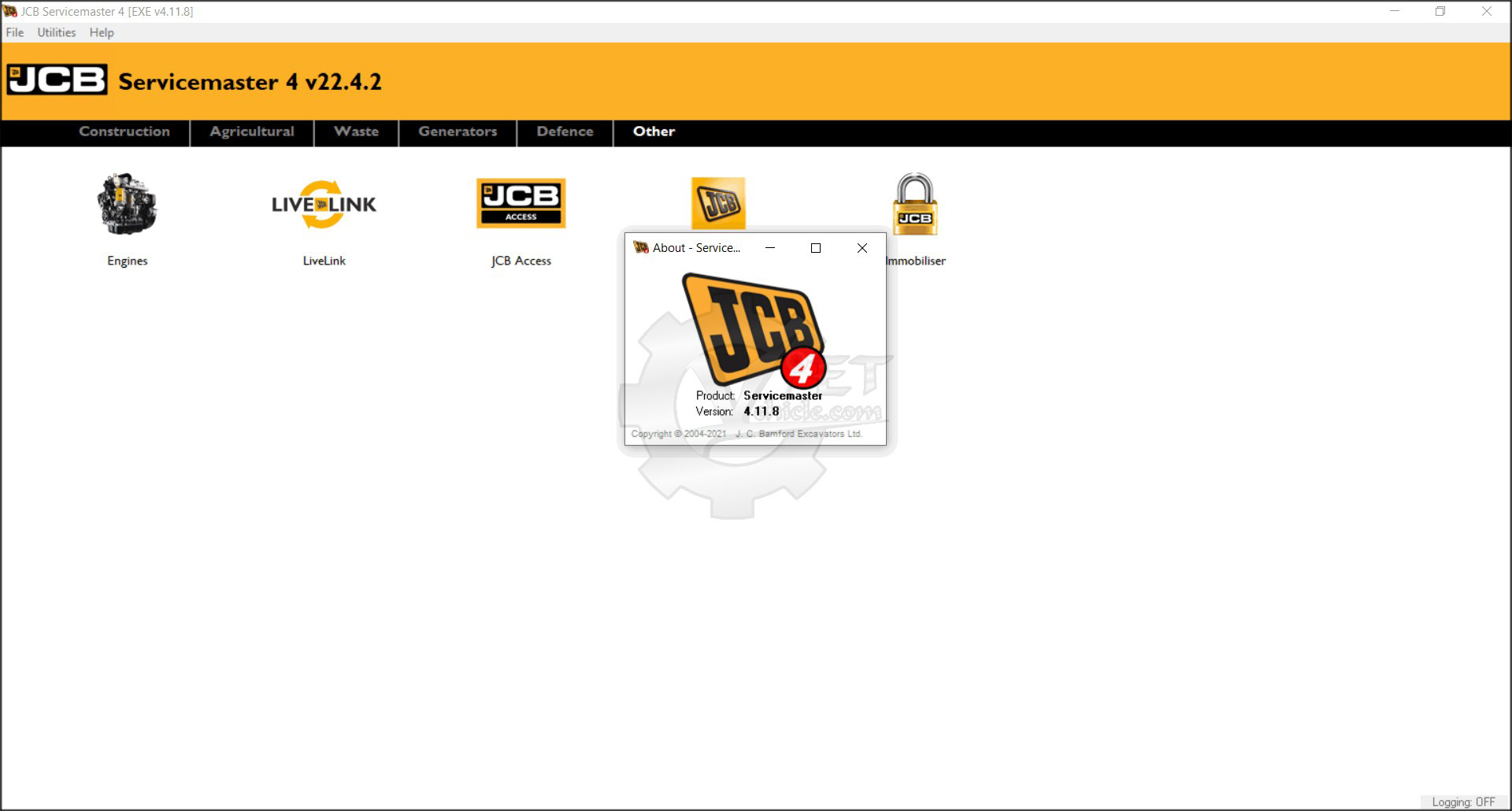 JCB ServiceMaster 4 Software