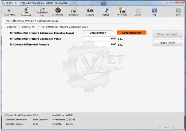How to Calibrate MF Differential Pressure Value by MPDr