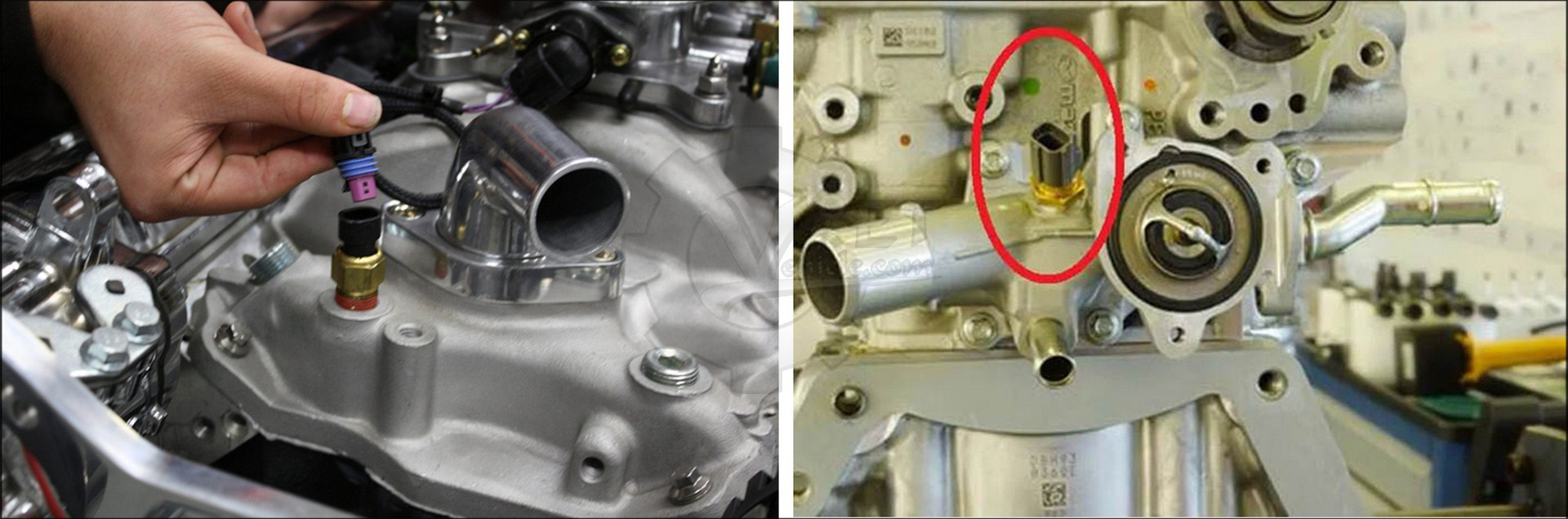 9.coolant temperature location 1
