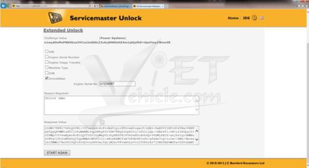 How to ActivateDeactivateReset Engine Immobiliser for JCB Machine 7