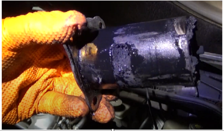EXHAUST GAS RECIRCULATION (EGR), AND WHY WE NEED EGR COOLERS 5 4.Original EGR valve removed from the vehicle 2