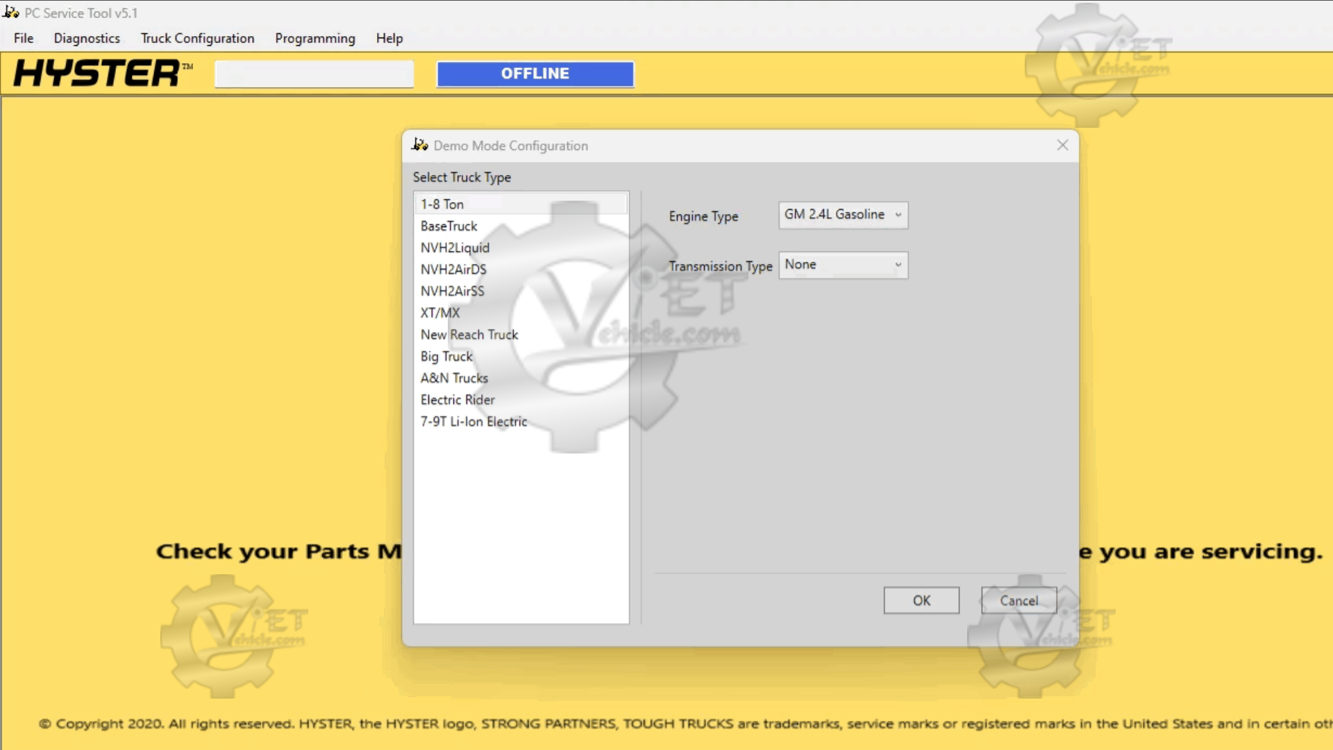 Hyster PC Service Tool 1