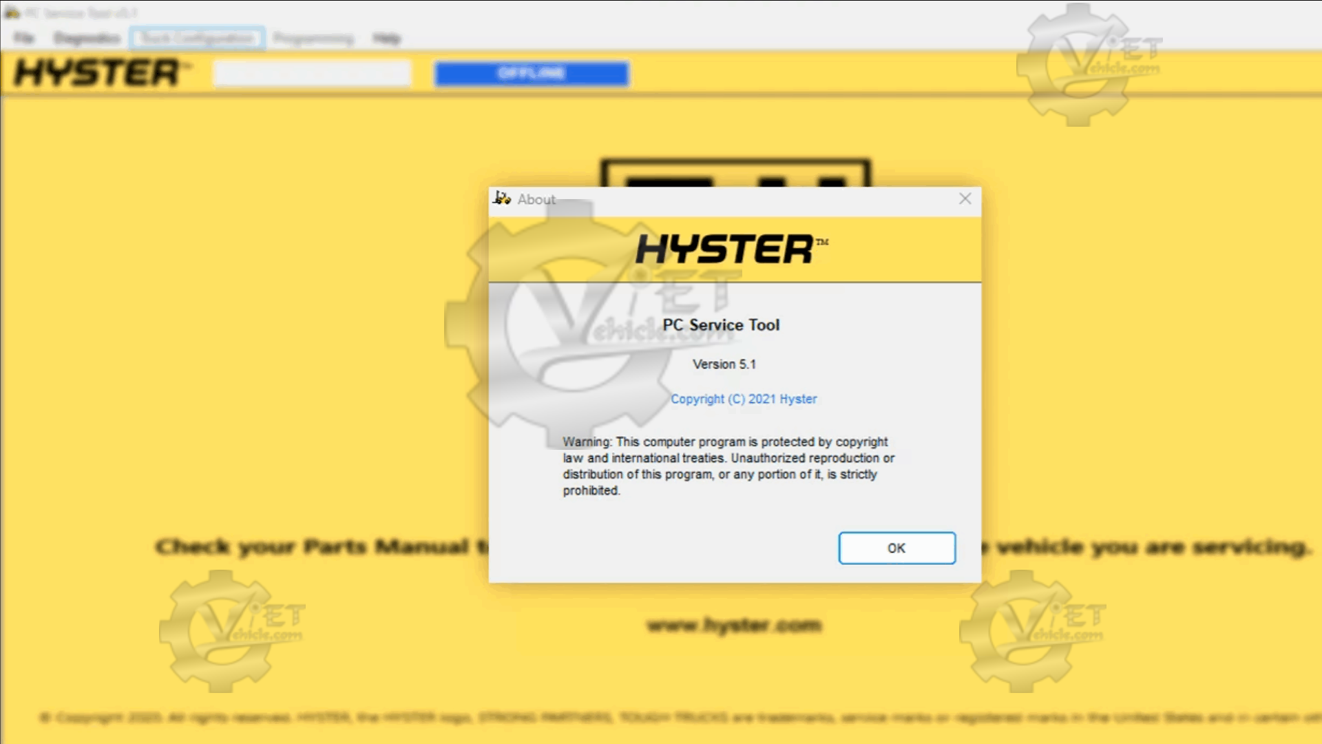Hyster PC Service Tool 2