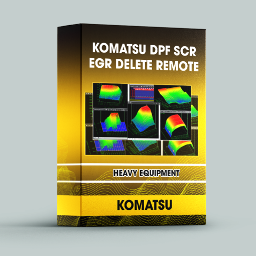 KOMATSU DPF SCR EGR DELETE REMOTE 30 09