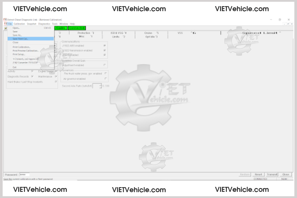 How To Retrieve And Save Fleet Calibration On Detroit Engine 6