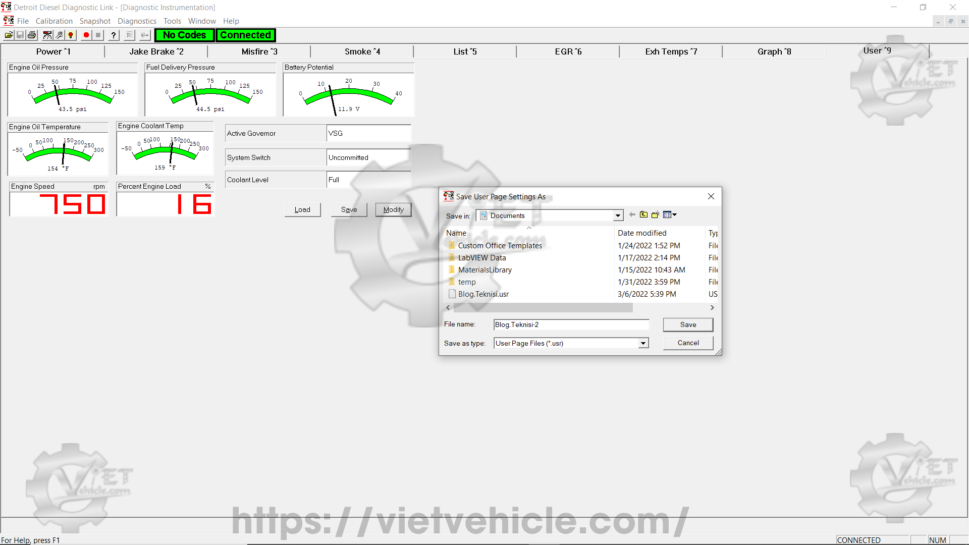 Diagnostic Instrumentation Function On Detroit DDDL 11