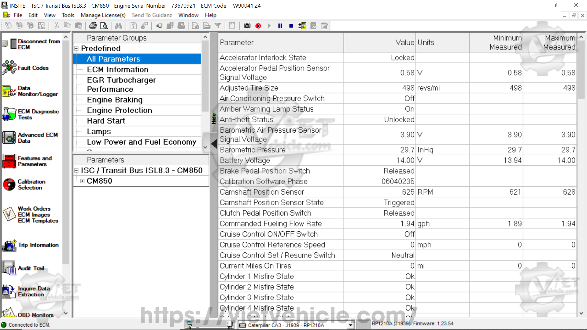 How to use Data monitor on Cummins Insite 4
