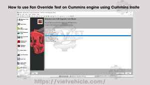 How to use Fan Override Test on Cummins engine using Cummins Insite 30 How to use Fan Override Test on Cummins engine using Cummins Insite avatar