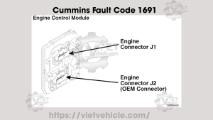 Cummins Fault Code 1691,PID: S380, SPN 5298 Aftertreatment 1 Diesel Oxidation Catalyst Conversion Efficiency - Data Valid But Below Normal Operating Range - Moderately Severe Level 5 Cummins Fault Code 1691