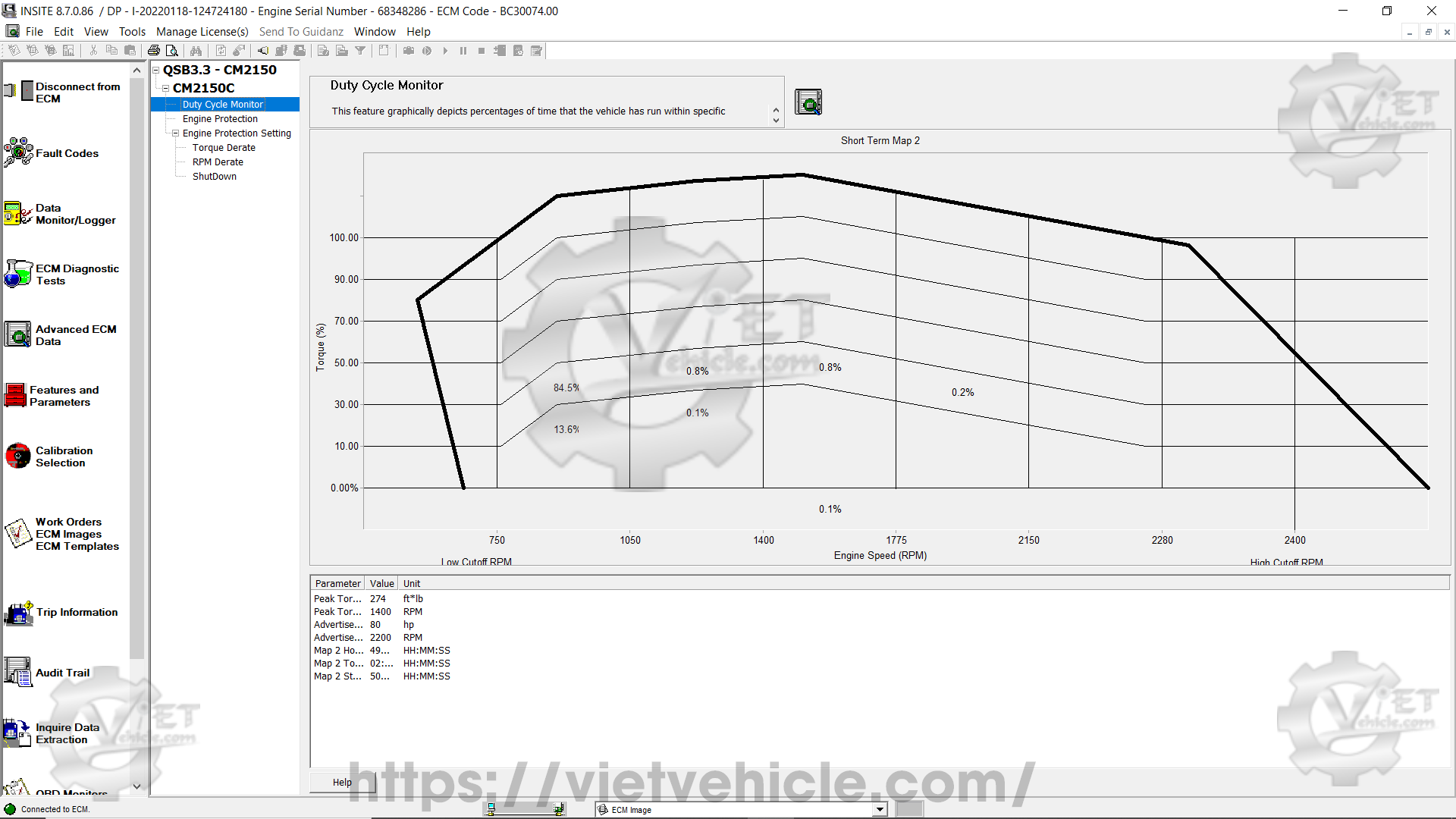 How to use Advanced ECM data on Cummins Insite 3