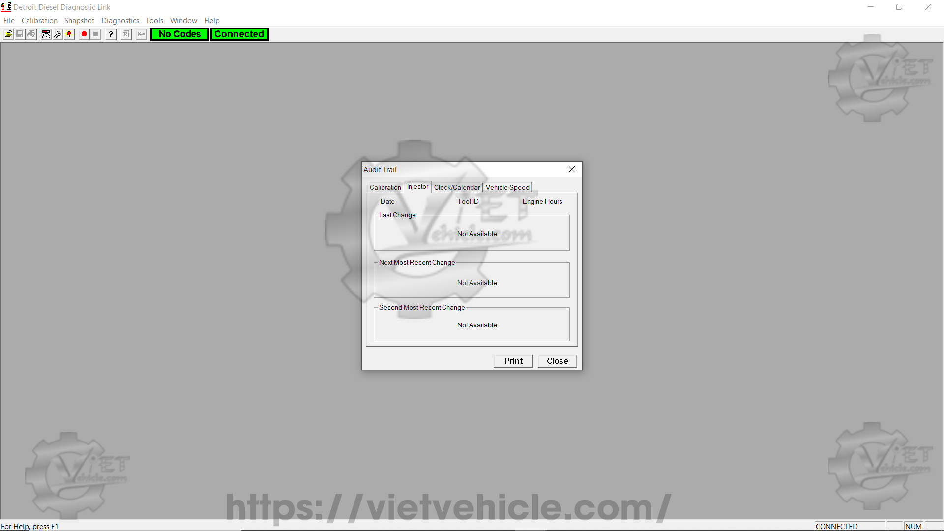 How to use Audit trail function and set ECM clock on Detroit DDDL 4