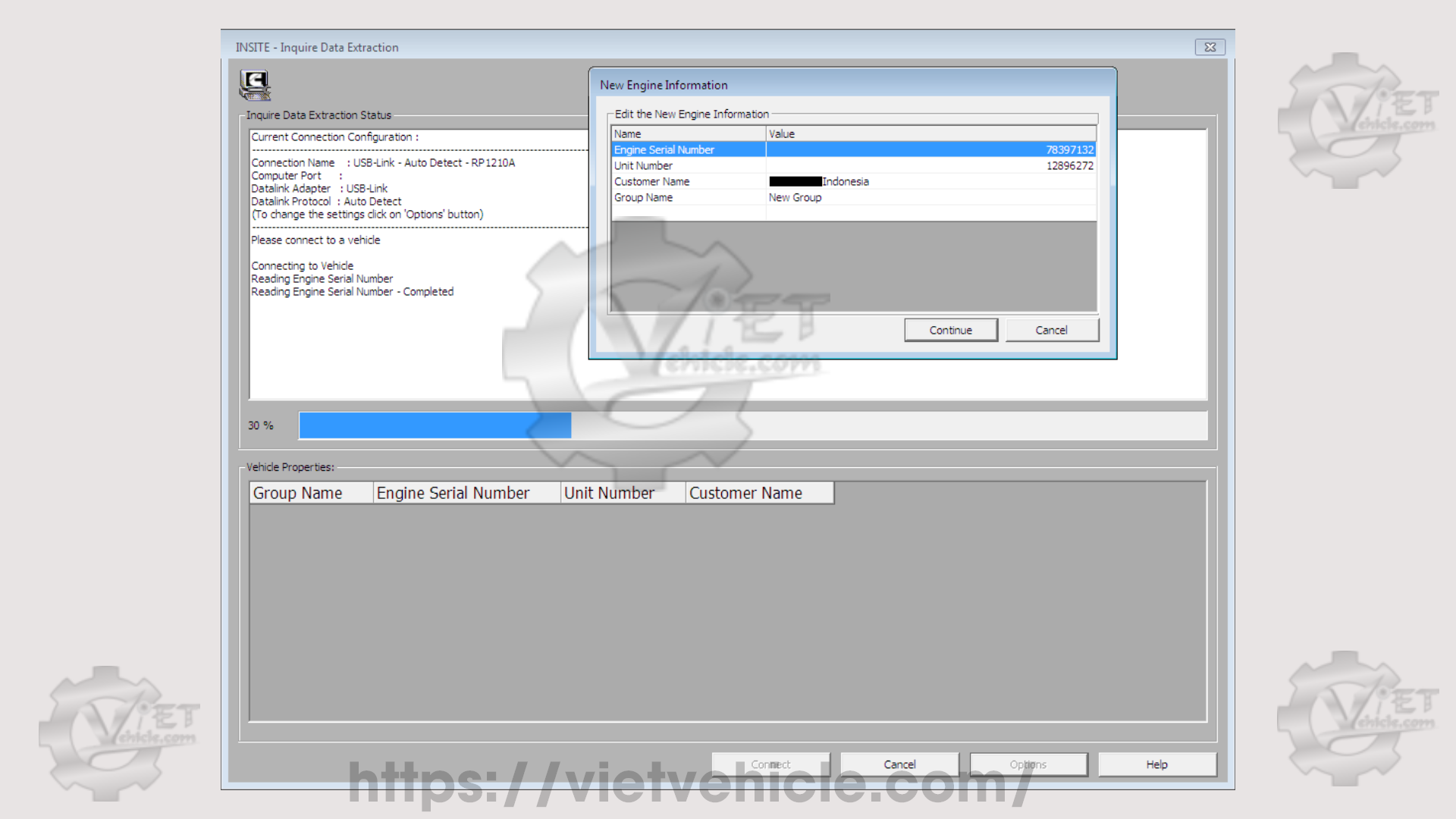 How to use Inquire Data Extraction function on Cummins Insite 4