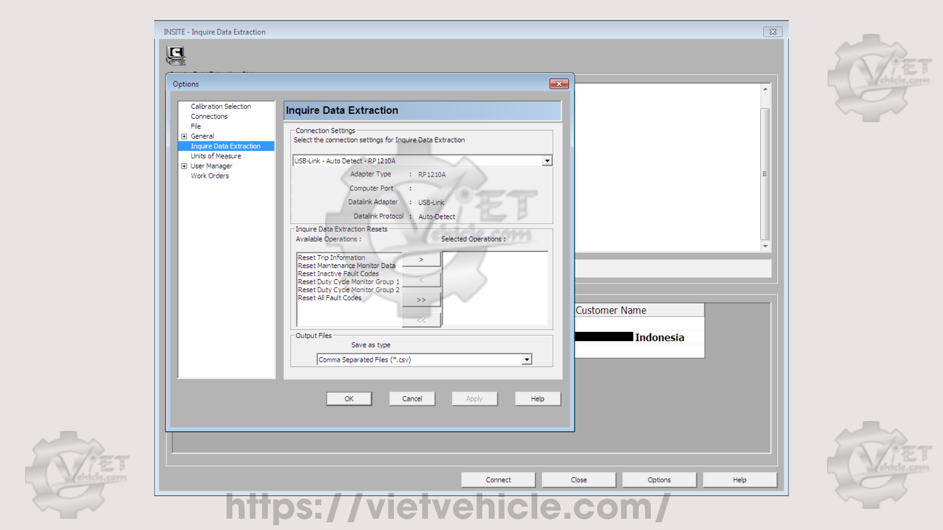 How to use Inquire Data Extraction function on Cummins Insite 7