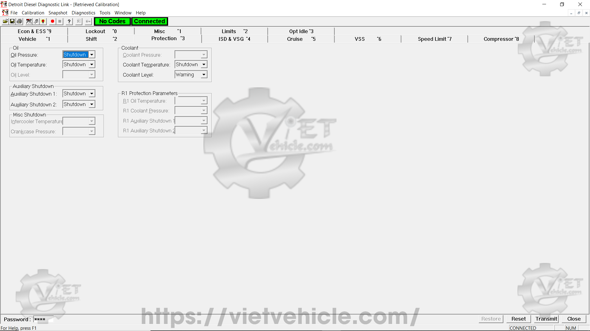 How to use Lockout function on Detroit DDDL 9