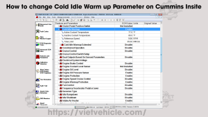 How to change Cold Idle Warm up Parameter on Cummins Insite? 12 How to change Cold Idle Warm up Parameter on Cummins Insite avatar