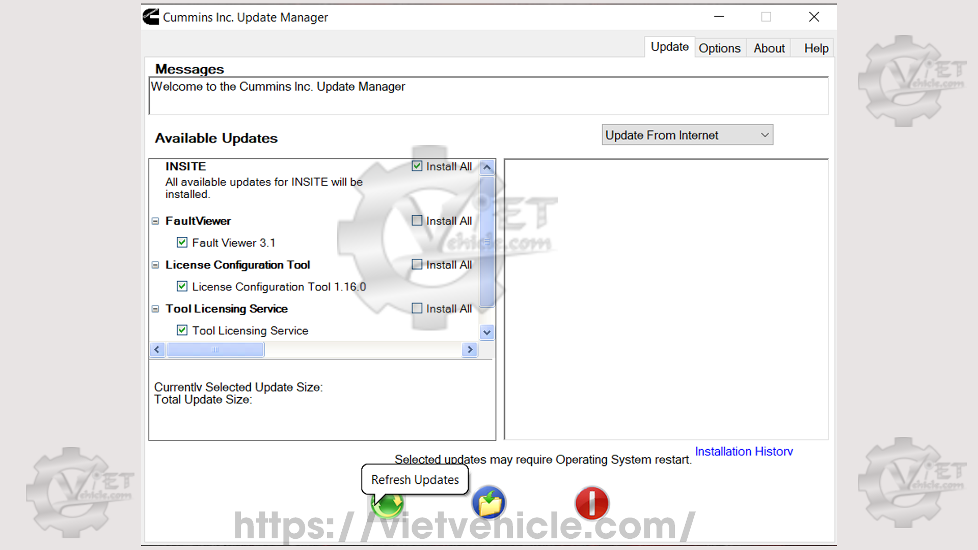 How to use Cummins Update Manager 5