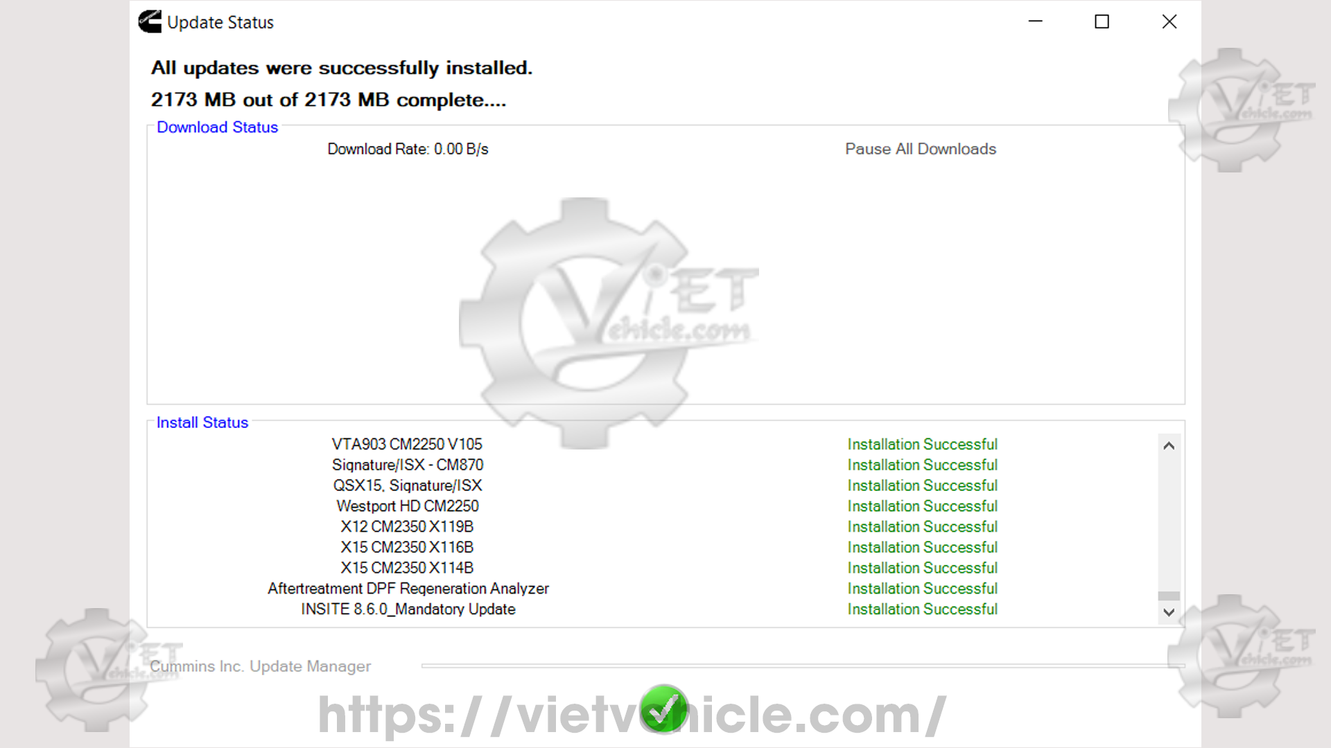 How to use Cummins Update Manager 8