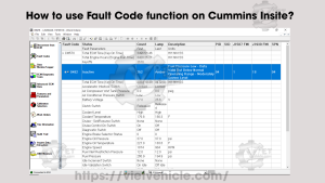 How to use Fault Code function on Cummins Insite? 44 How to use Fault Code function on Cummins Insite