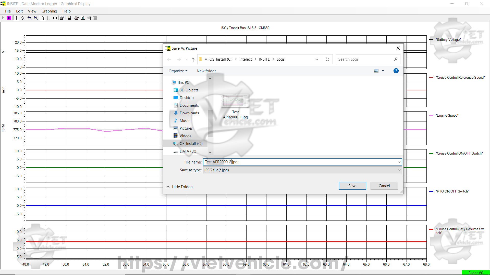 How to use Graphical Monitoring function on Cummins Insite 5
