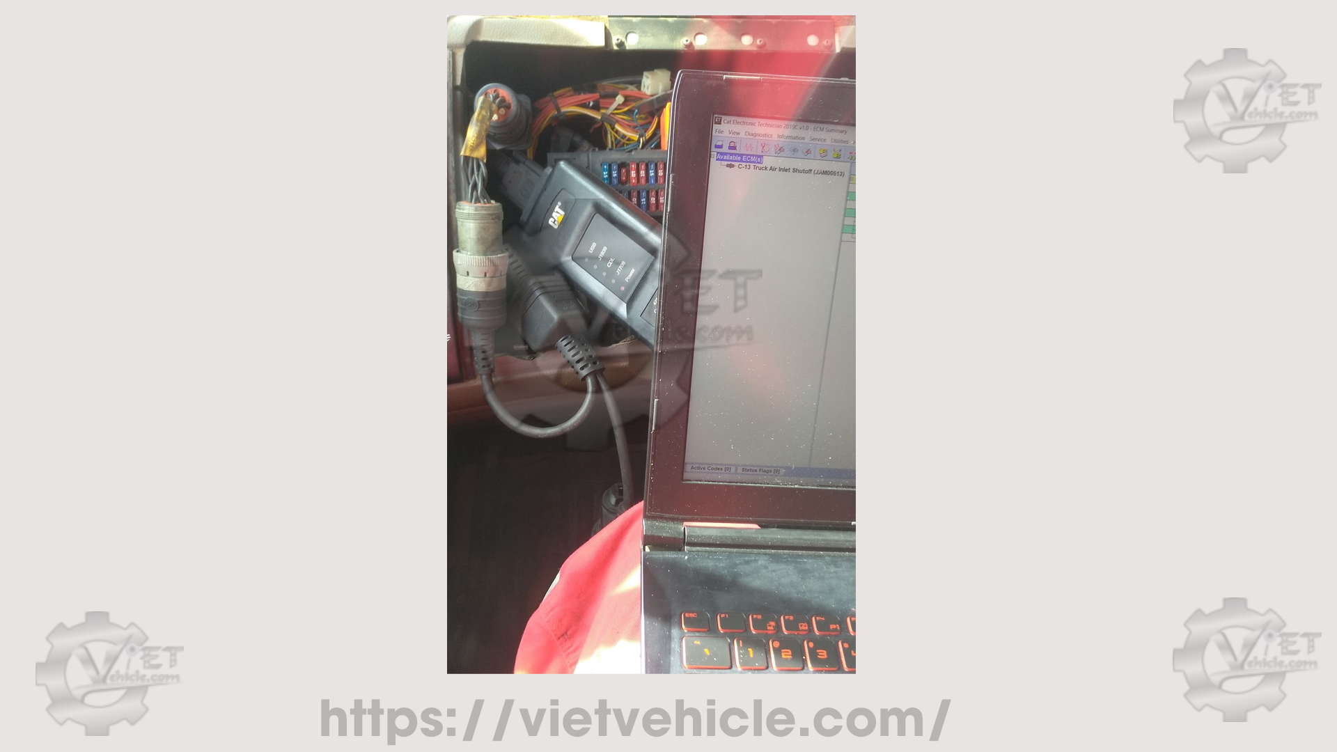 How to use Cat Adapter 3 to check diesel truck using Caterpillar engine and Allison transmission 1