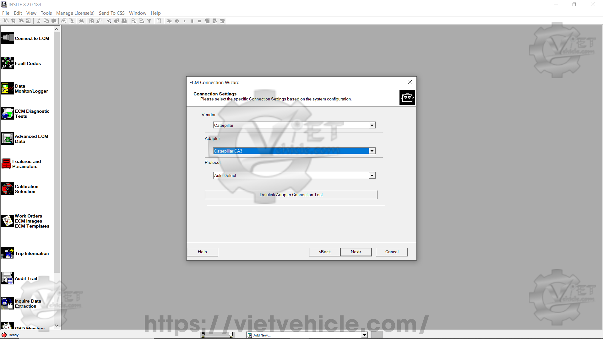 How to use Cat Adapter 3 to check diesel truck using Caterpillar engine and Allison transmission 13