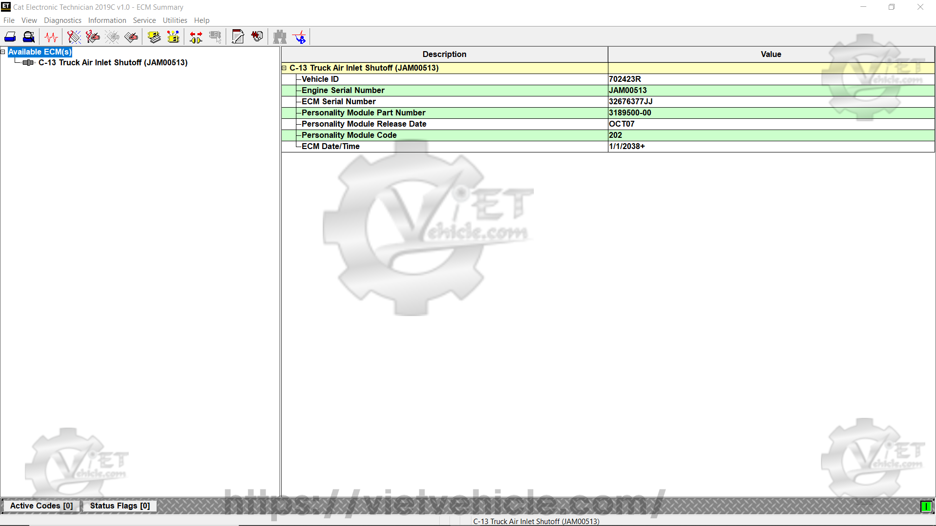 How to use Cat Adapter 3 to check diesel truck using Caterpillar engine and Allison transmission 4