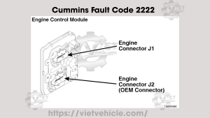 Cummins Fault Code 2222, PID: P96, SPN 96 Fuel Level (Main Tank) Sensor Circuit - Voltage Above Normal or Shorted to High Source 18 Cummins Fault Code 2222