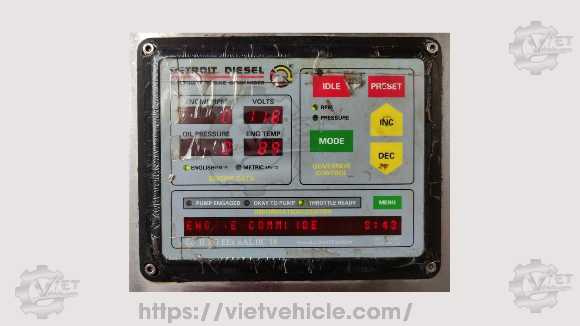How to fix EEC Voltage Low on Detroit engine 1