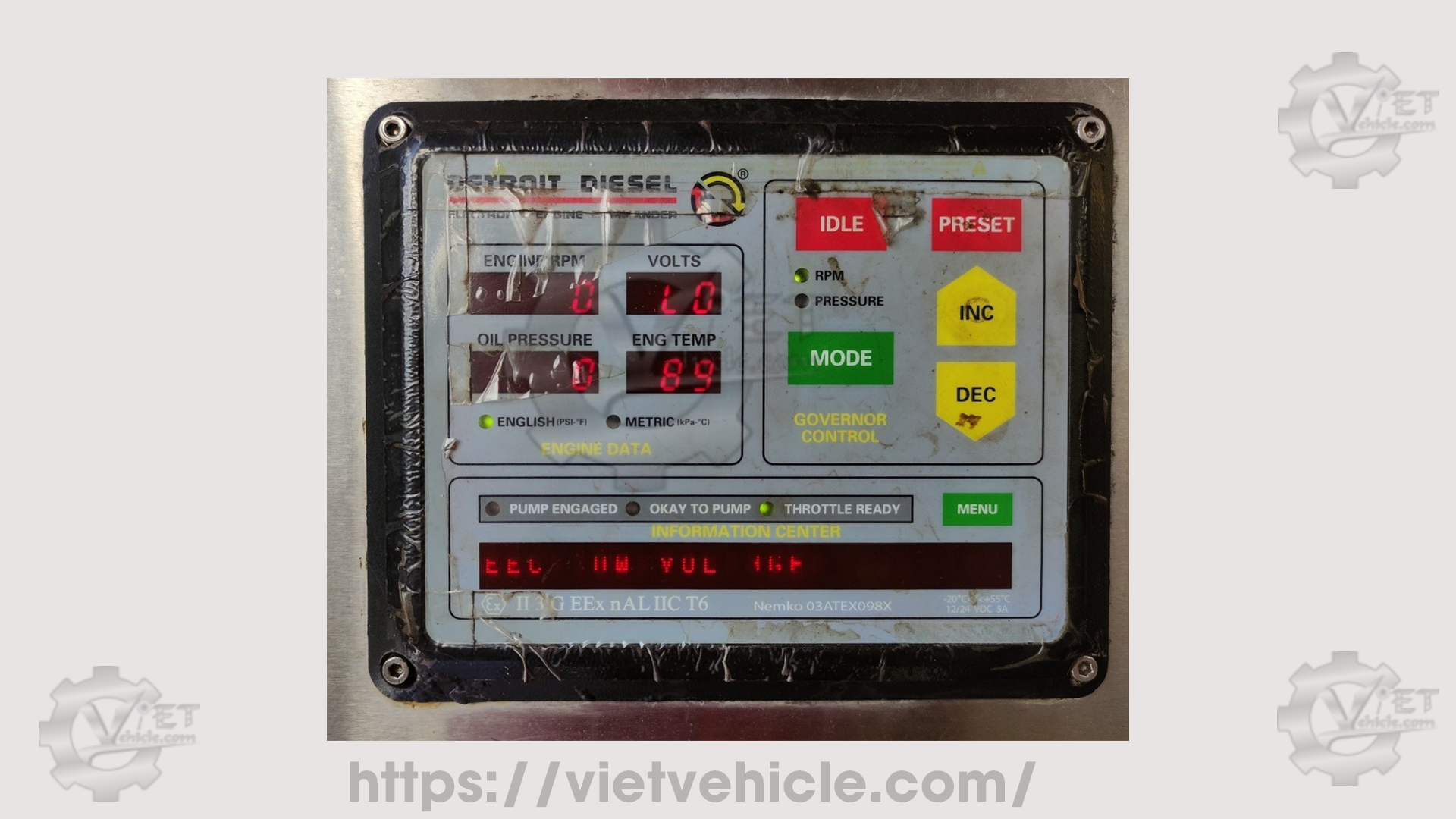 How to fix EEC Voltage Low on Detroit engine 2