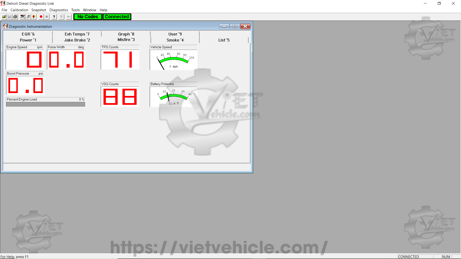How to fix EEC Voltage Low on Detroit engine 3